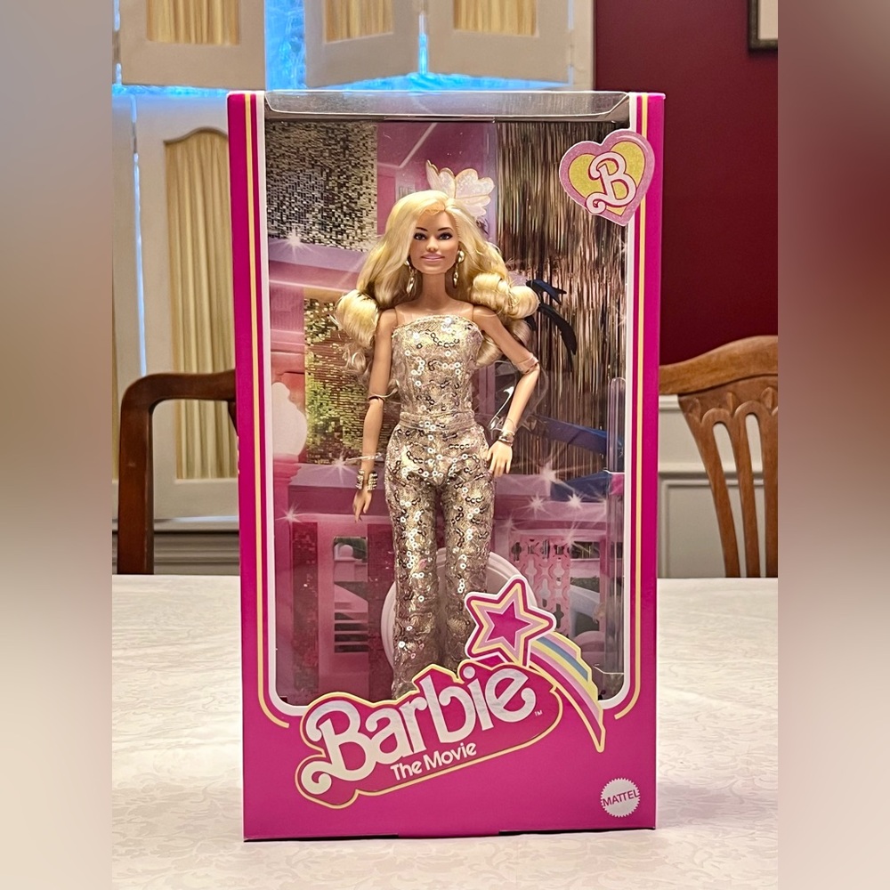 Barbie Movie Doll in Sparkling Gold Outfit